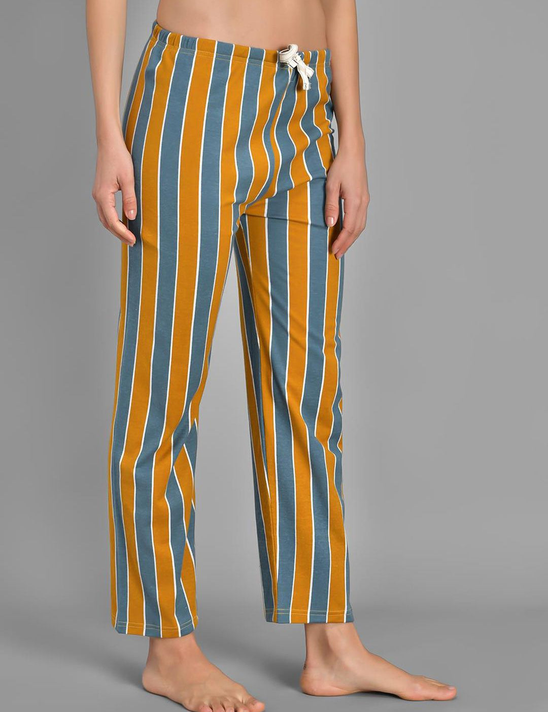 Kotty Striped Cotton Lounge Pants