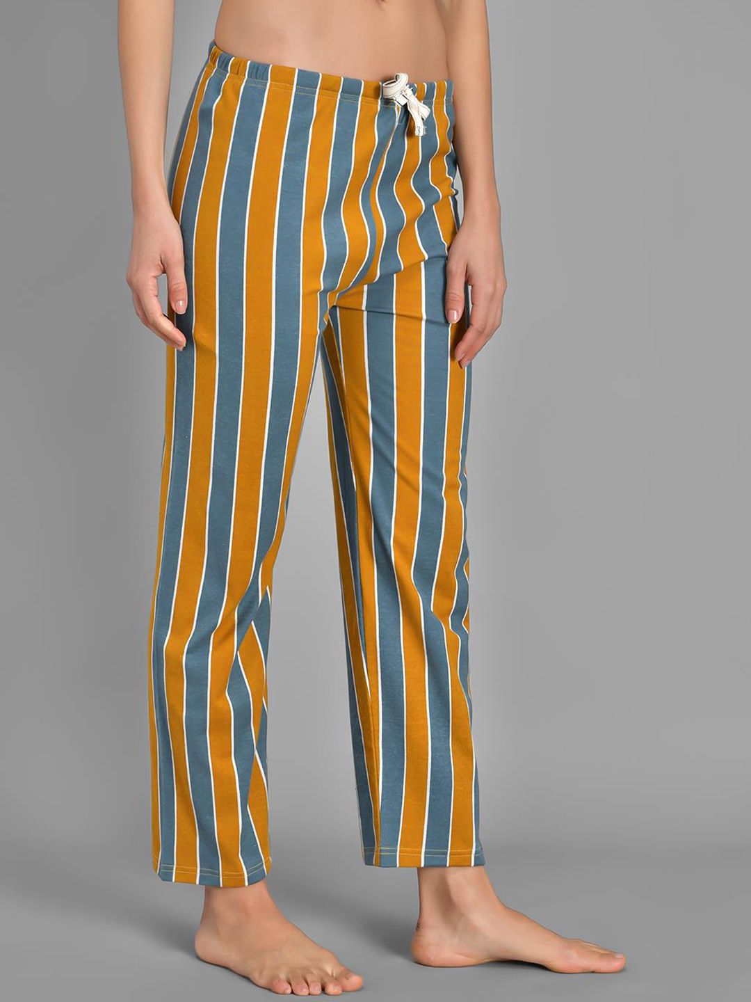 Kotty Striped Cotton Lounge Pants