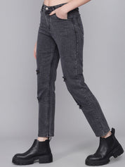 Kotty Women Blue High-Rise Mildly Distressed Jeans