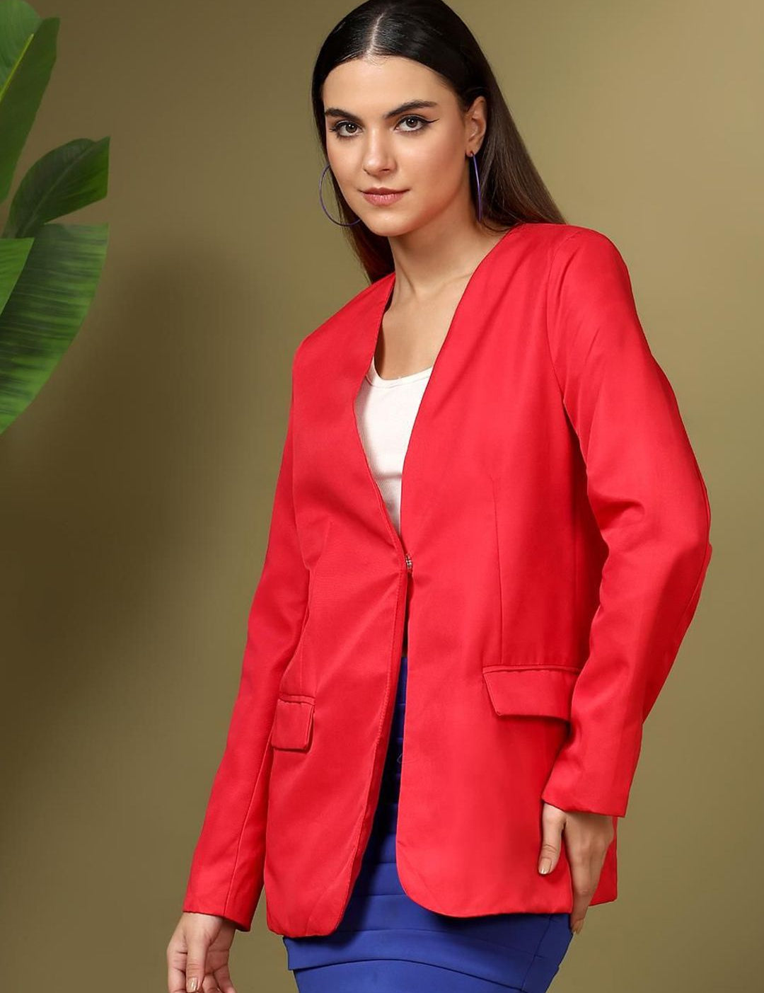 Kotty Notched Lapel Single Breasted Blazer