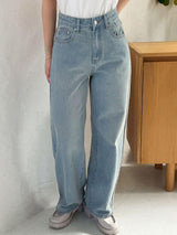 Kotty Women Jean Wide Leg High-Rise Stretchable Jeans