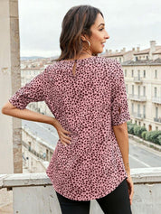 Kotty Printed Satin Regular Top