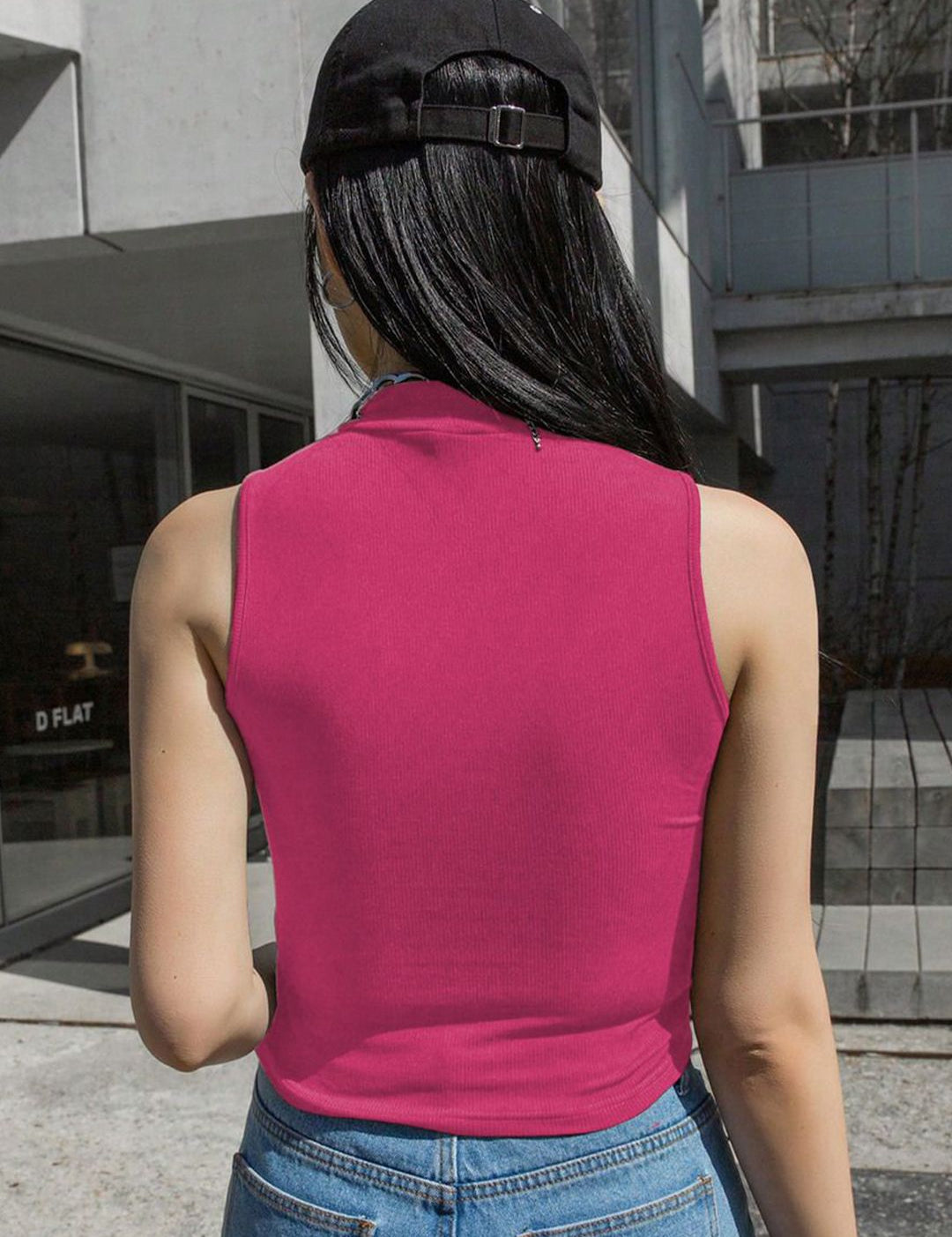 Kotty Women Solid High Neck Top