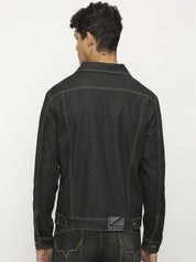 Kotty Men Insulator Denim Jacket with Patchwork