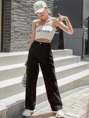 Kotty Women Straight Fit Clean Look Stretchable Jeans