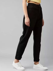 Kotty Women Straight Fit High-Rise Cotton Stretchable Jeans