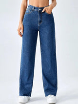 Kotty Women Straight Fit High-Rise Stretchable Jeans