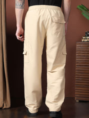 Kotty Men Relaxed Easy Wash Cargos Trousers
