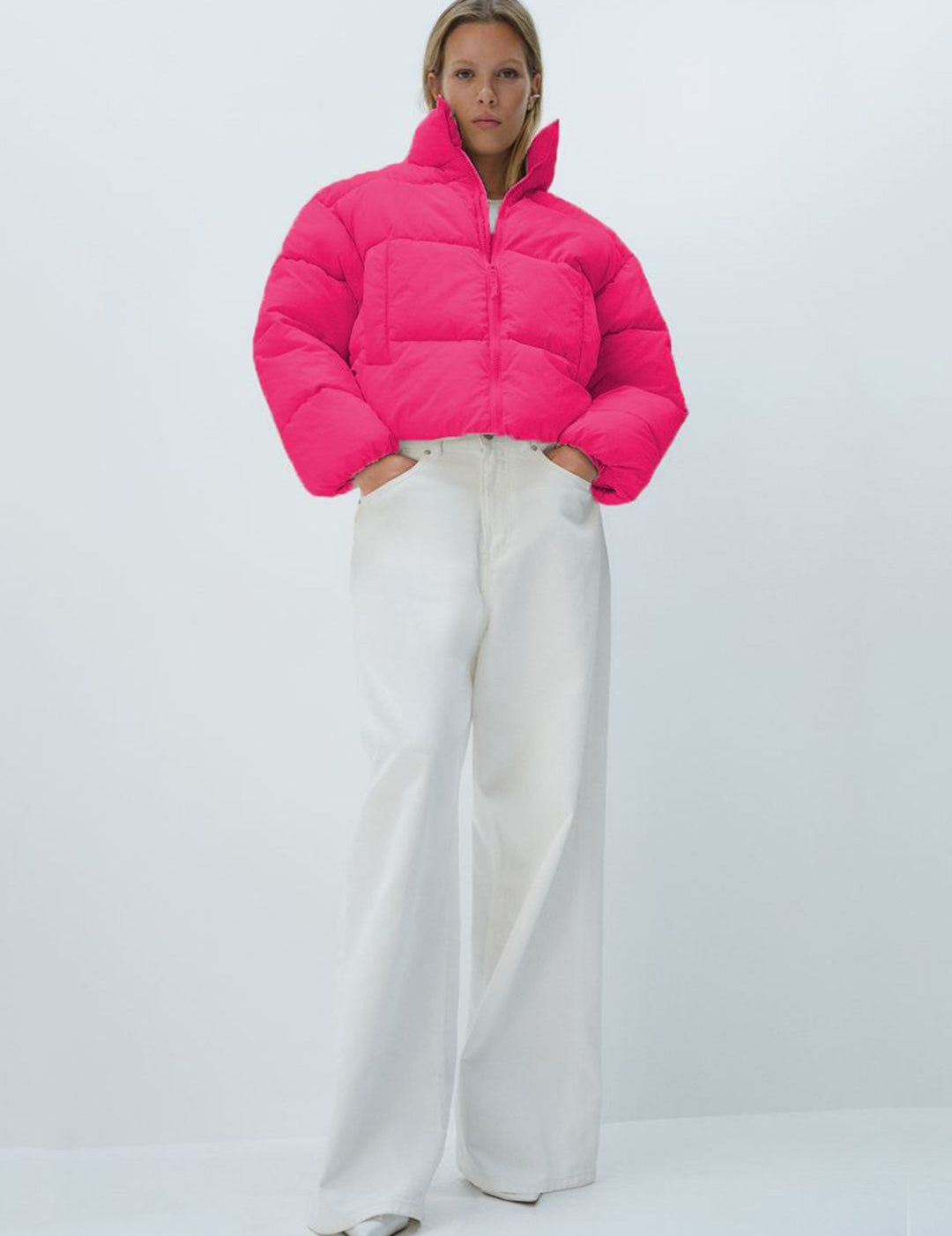 Kotty Women Crop Puffer Jacket