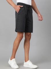 Kotty Dark Grey Men Low-Rise Shorts