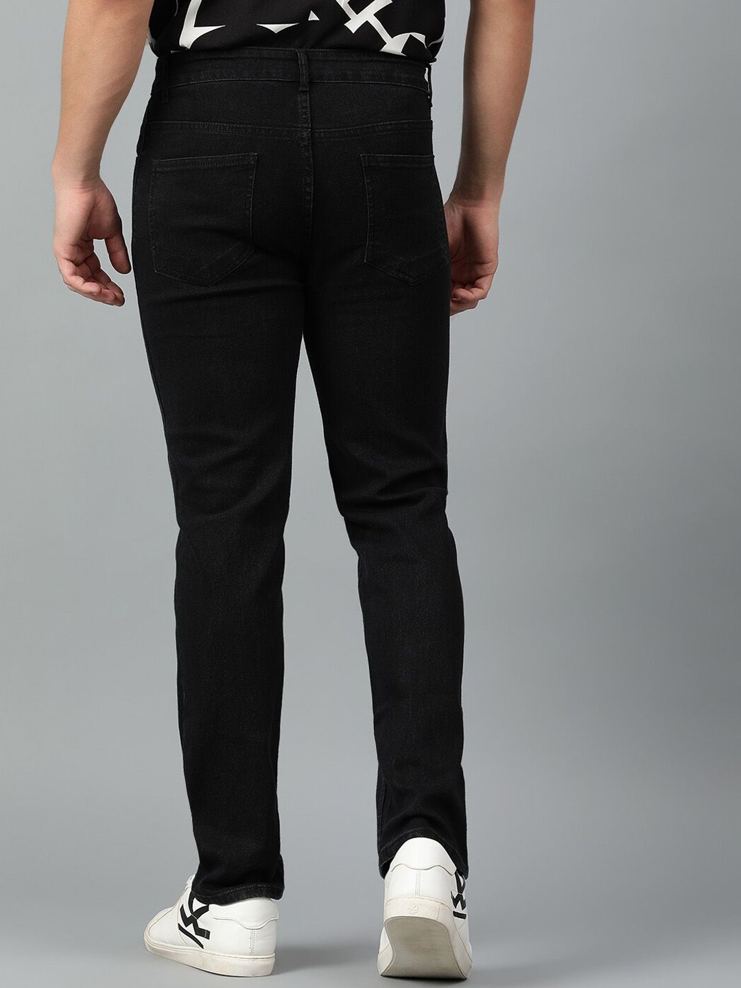 Kotty Men Jean Slim Fit Low-Rise Clean Look Stretchable Jeans