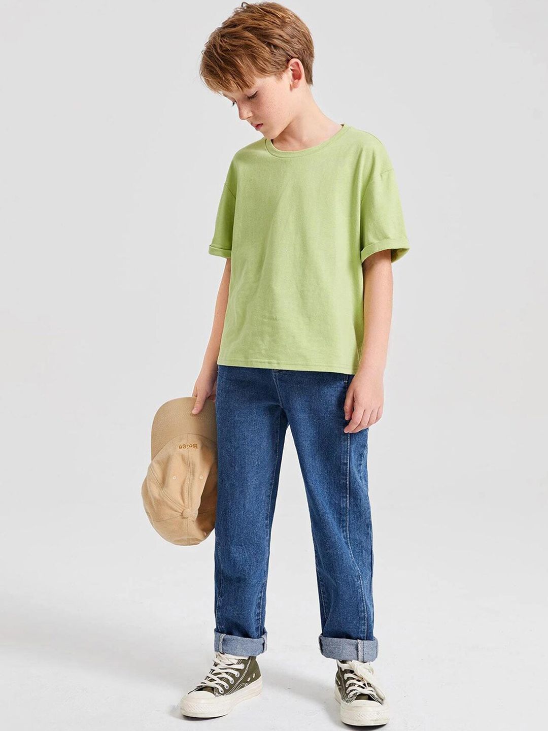 Kotty Boys Jean Mildly Distressed Stretchable Cotton Jeans