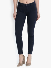 Kotty Women Black Skinny Fit High-Rise Clean Look Jeans