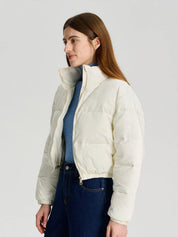 Kotty Stand Collar Crop Puffer Jacket