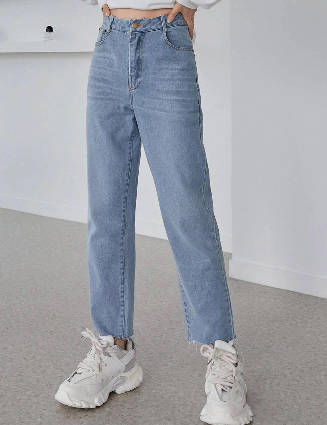 Kotty Women Jean Regular Fit High-Rise Heavy Fade Jeans