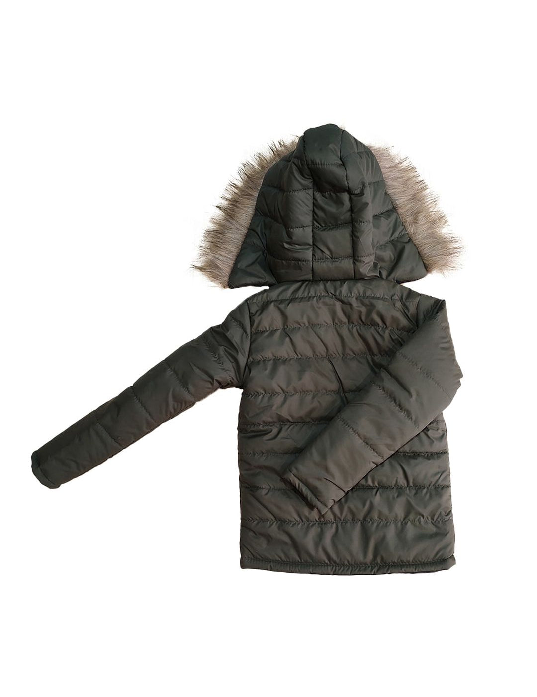 Kotty Girls Olive Green Outdoor Padded Jacket