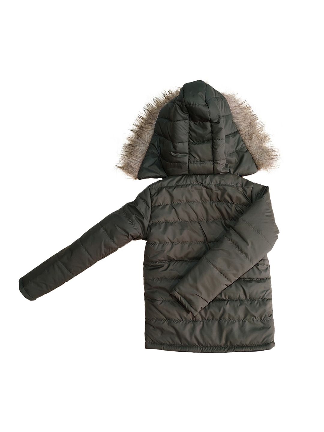 Kotty Girls Olive Green Outdoor Padded Jacket