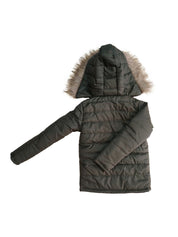 Kotty Girls Olive Green Outdoor Padded Jacket