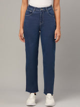Kotty Women Jean Straight Fit High-Rise Jeans