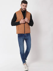 Kotty Men Yellow Outdoor Puffer Jacket