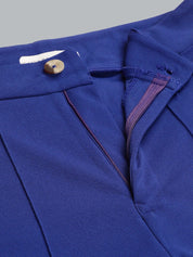 KOTTY BIZwear Women Relaxed Straight Fit High-Rise Easy Wash Trousers