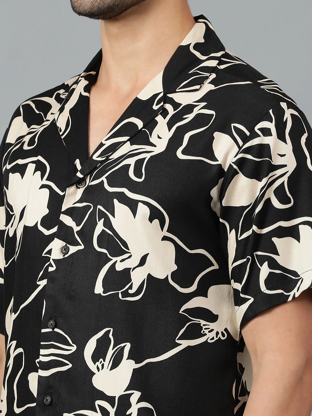 Kotty Men Floral Printed Casual Shirt