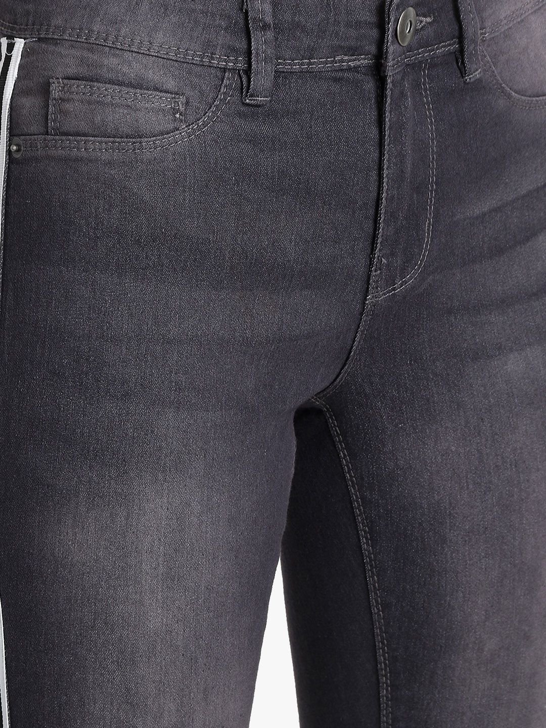 Kotty Women Black Skinny Fit High-Rise Clean Look Jeans