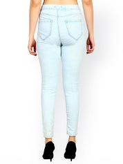 Kotty Women Blue Skinny Fit High-Rise Clean Look Stretchable Jeans