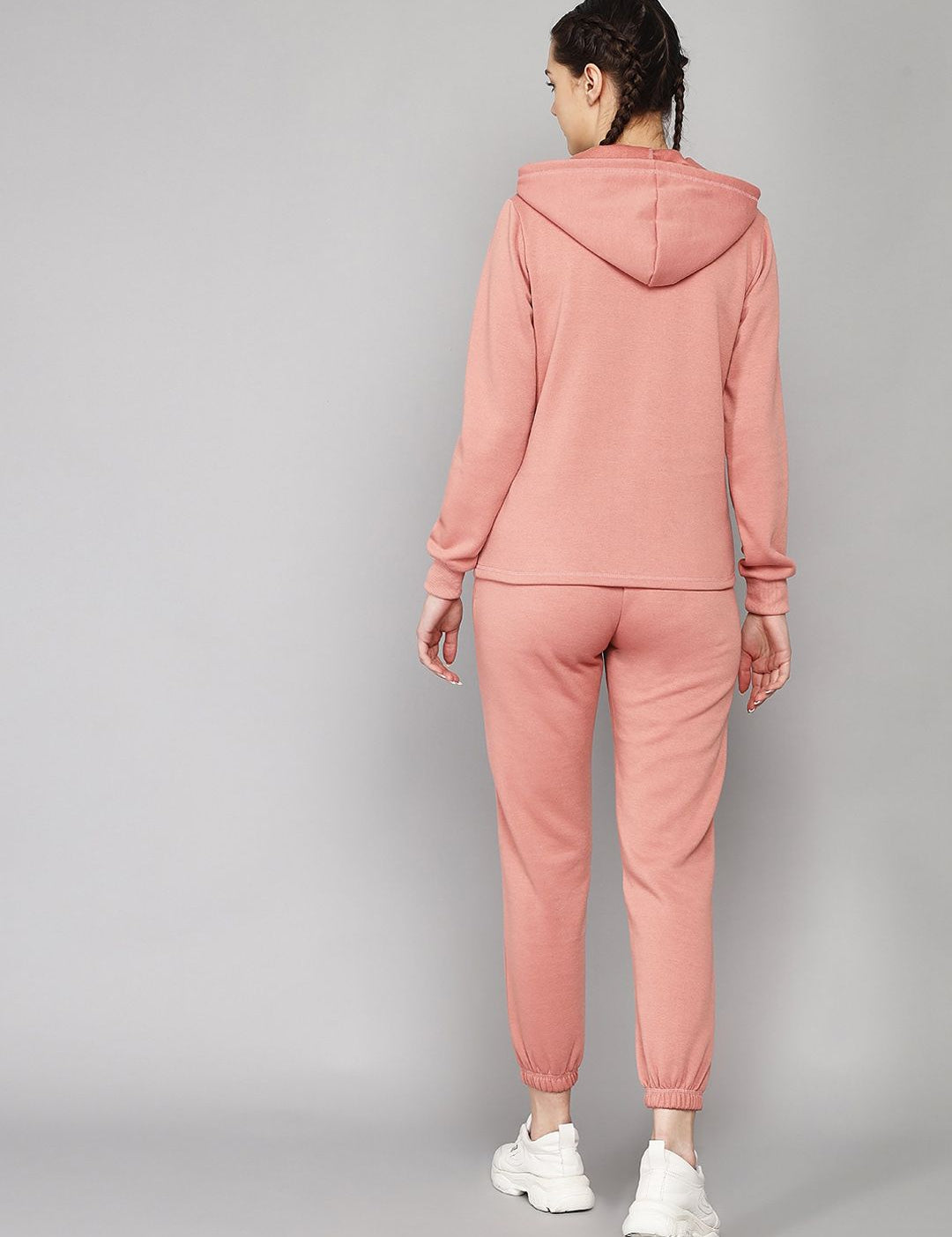 Kotty Women Pink Solid Co-Ords Set