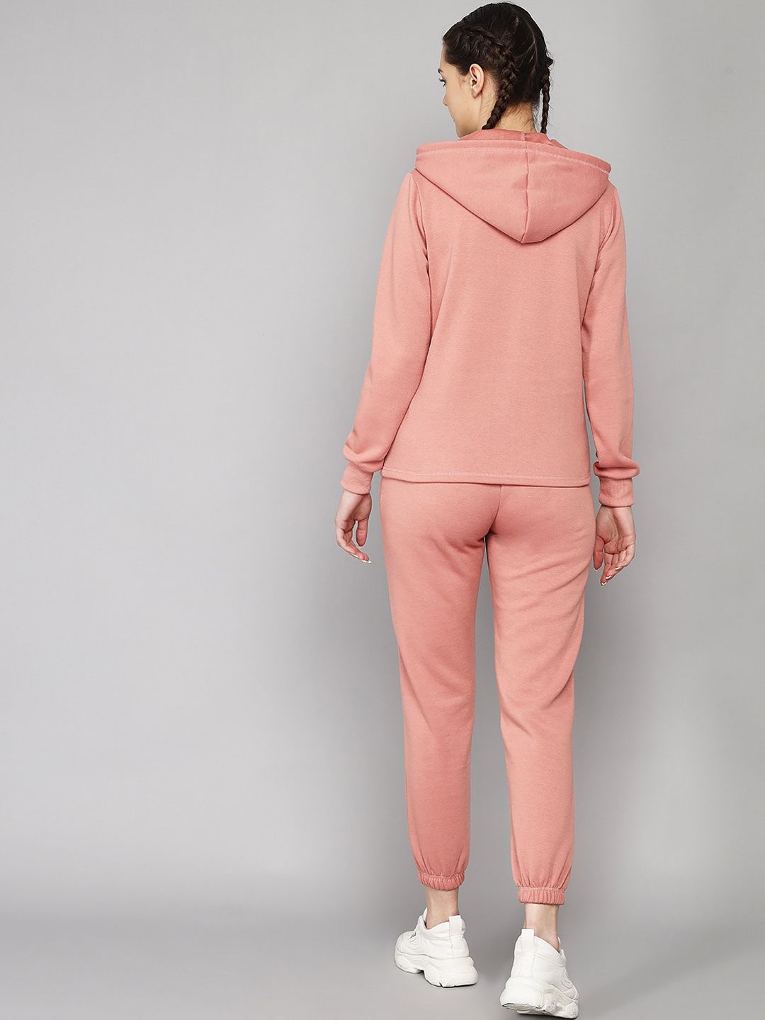 Kotty Women Pink Solid Co-Ords Set