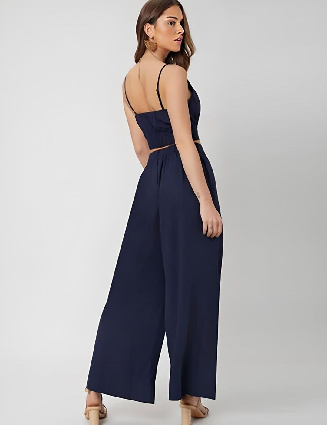 Kotty Shoulder Straps Top With Trousers