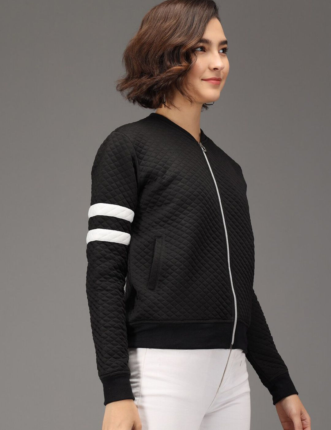 Kotty Women Black Lightweight Quilted Jacket