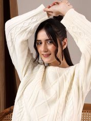 Kotty Women Cable Knit Pullover