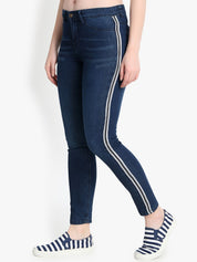 Kotty Women Blue Skinny Fit High-Rise Clean Look Jeans