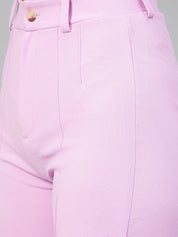 Kotty Women Pack Of 2 Relaxed Straight Leg Fit High-Rise Easy Wash Trousers