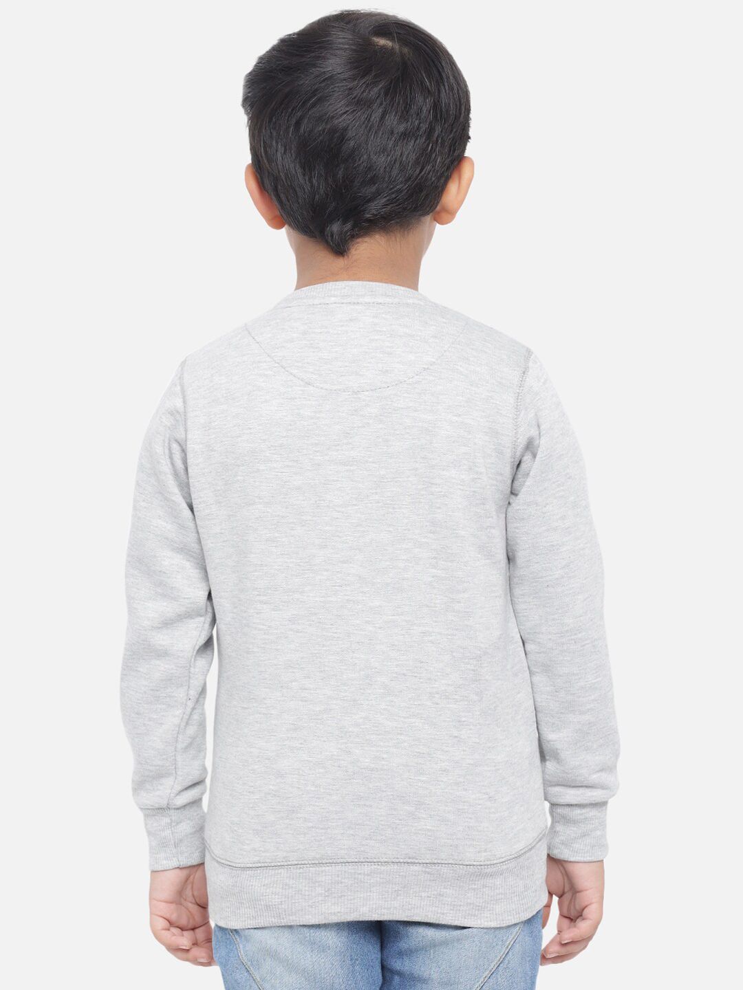 Kotty Boys Grey Printed Sweatshirt