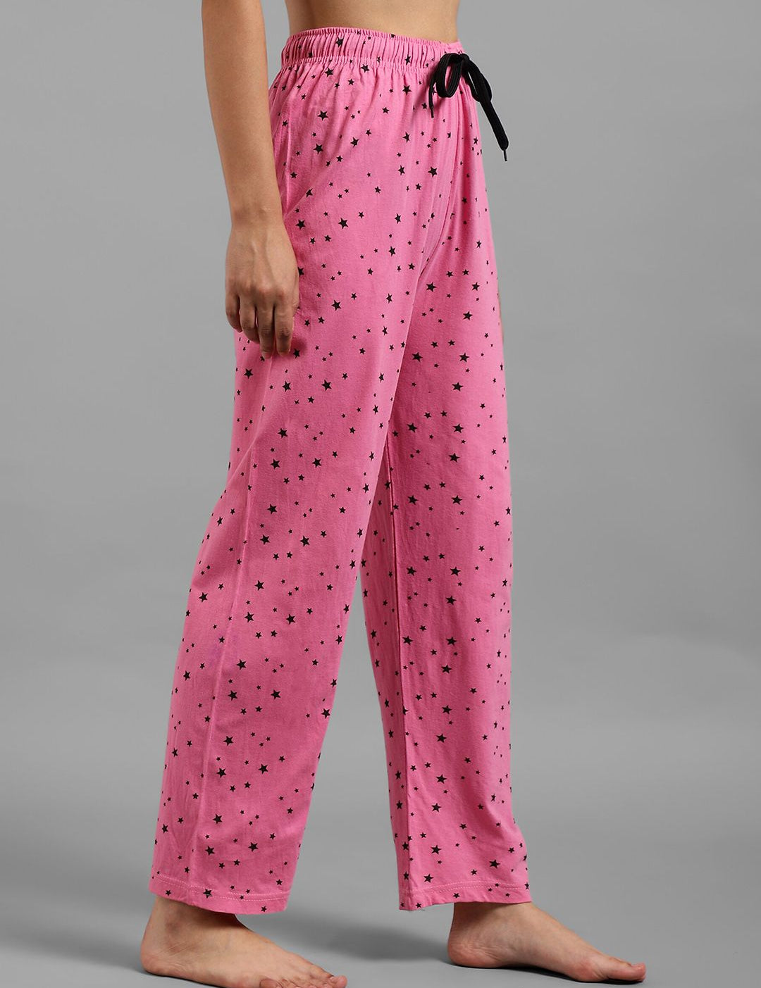 Kotty Women Pink Printed Lounge Pants