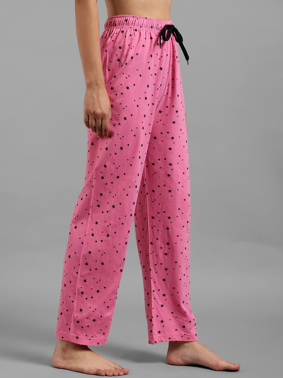 Kotty Women Pink Printed Lounge Pants