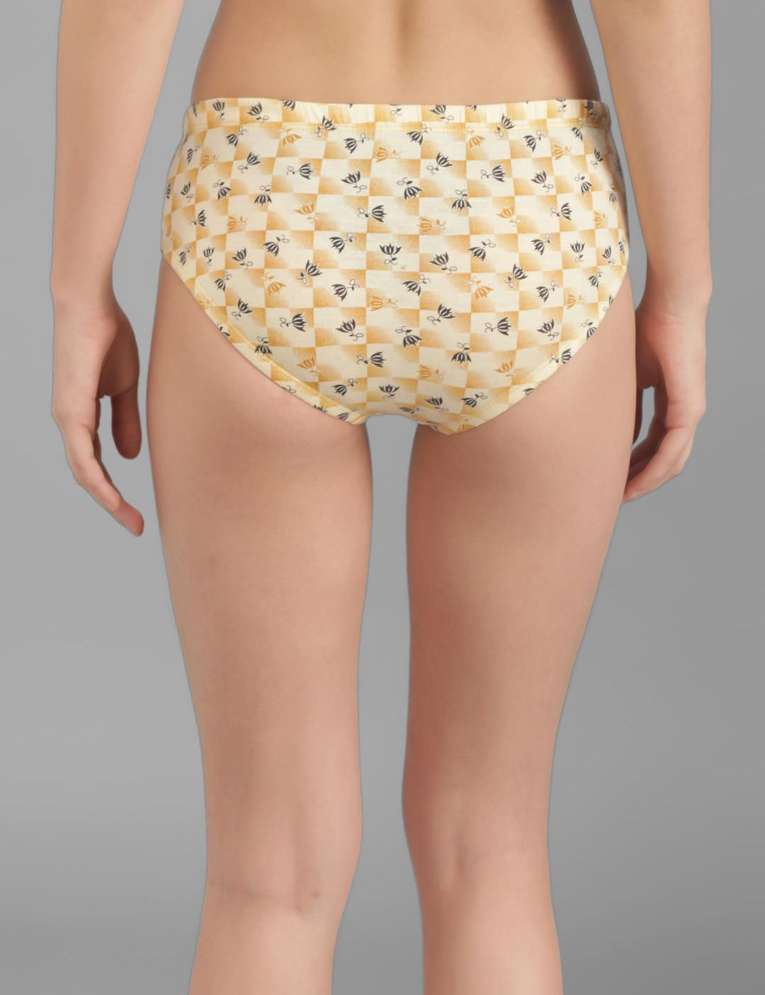 Kotty Women Pack Of 3 Floral Printed Cotton Hipster Briefs