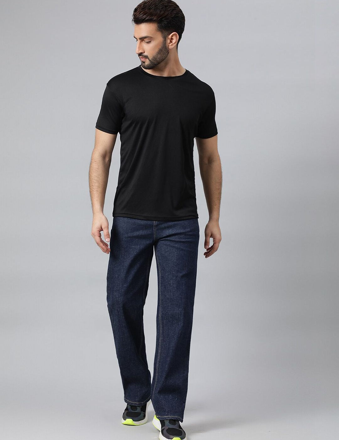 Kotty Men Blue Jean Cotton Low-Rise Stretchable Jeans