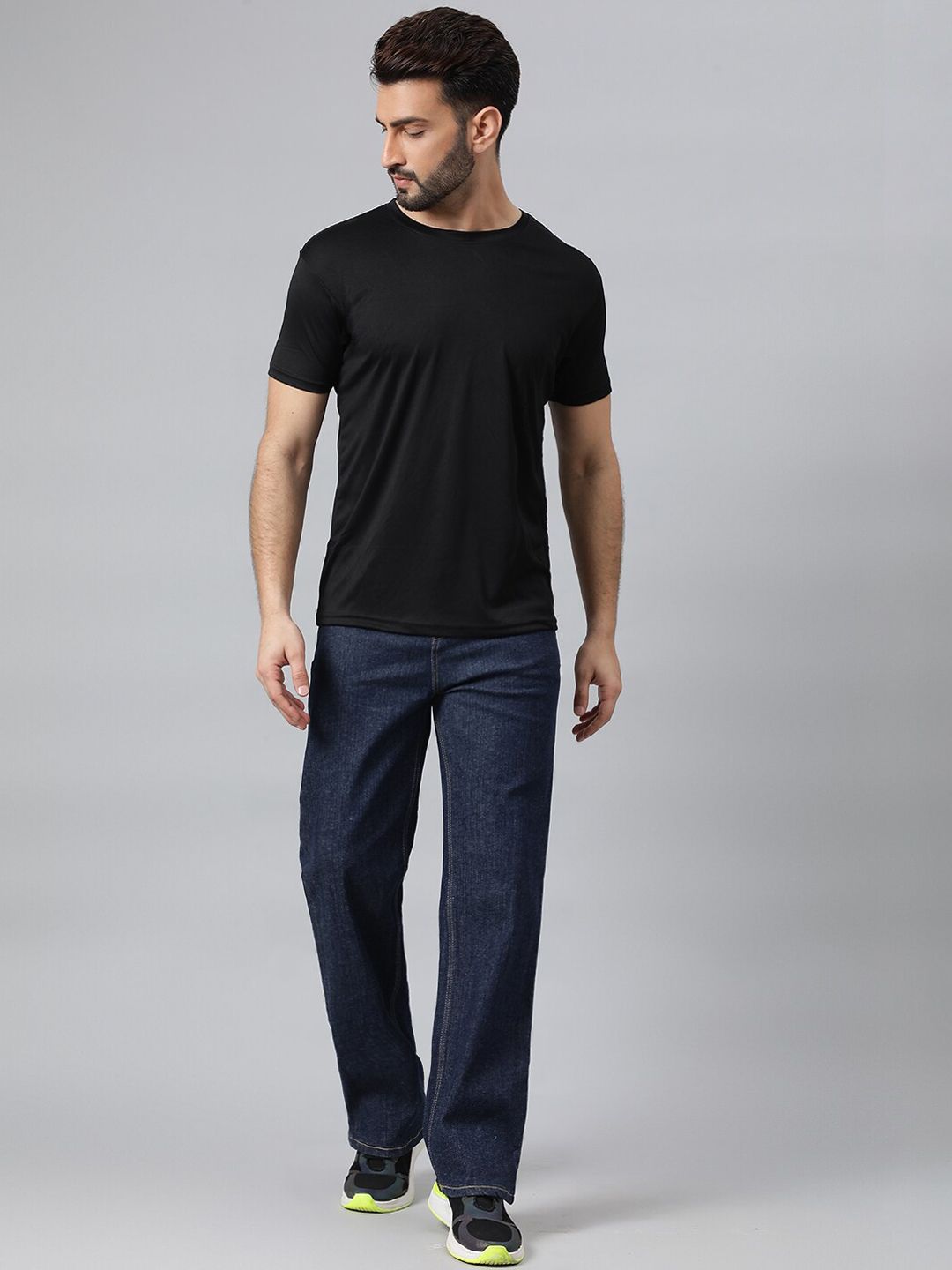 Kotty Men Blue Jean Cotton Low-Rise Stretchable Jeans