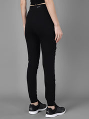 Kotty Women Black & White Printed Joggers