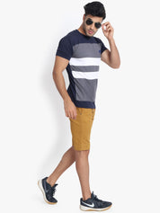 Kotty Men Mustard Solid Regular Fit Regular Shorts