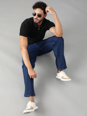 Kotty Men Solid Polo Collar T-shirt