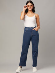 Kotty Women Jean Straight Fit High-Rise Jeans