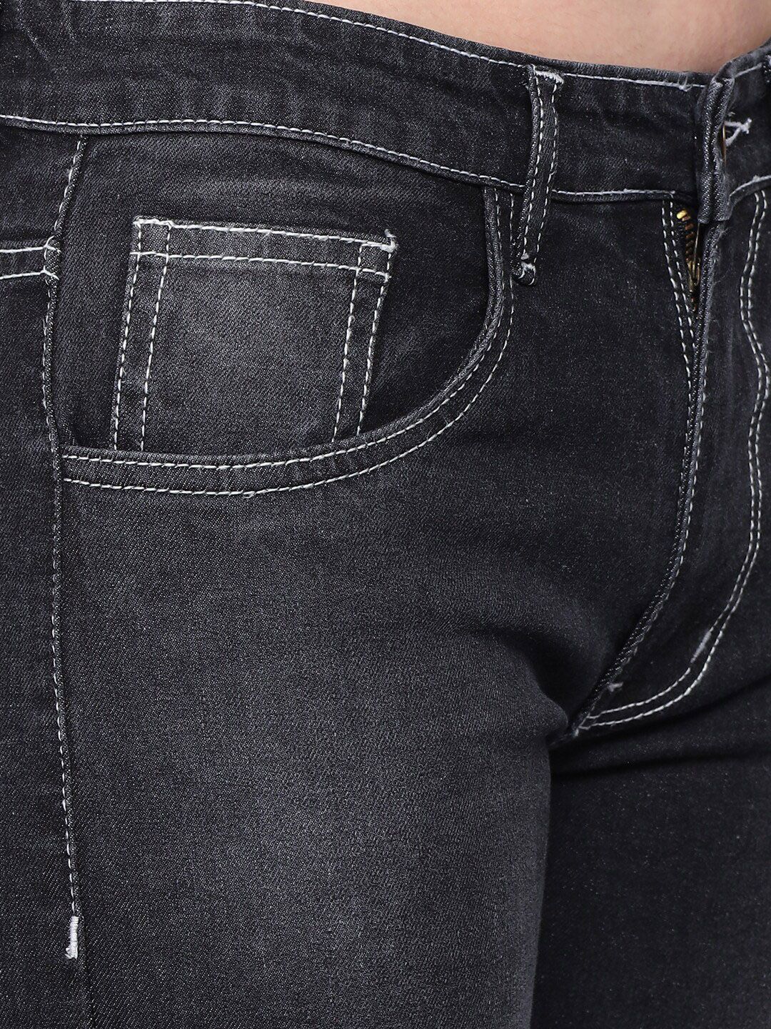 Kotty Women Black Slim Fit High-Rise Light Fade Jeans