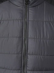 Kotty Men Black Solid Padded Jacket