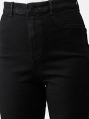 Kotty Women Black Skinny Fit High-Rise Clean Look Jeans