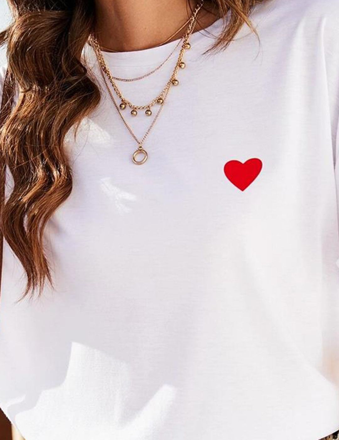 Kotty Round Neck Oversize Cotton T-shirt