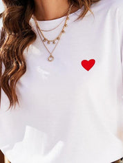 Kotty Round Neck Oversize Cotton T-shirt